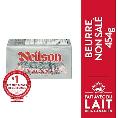 Neilson Beurre non salé 454 g, 1,61 $/100g