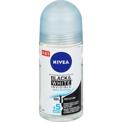 Nivea Bille antisudorifique invisible fleur blanche 50 ml, 11,98 $/100ml
