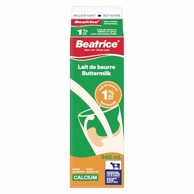 Beatrice Babeurre 1 % 946 ml, 0,38 $/100ml