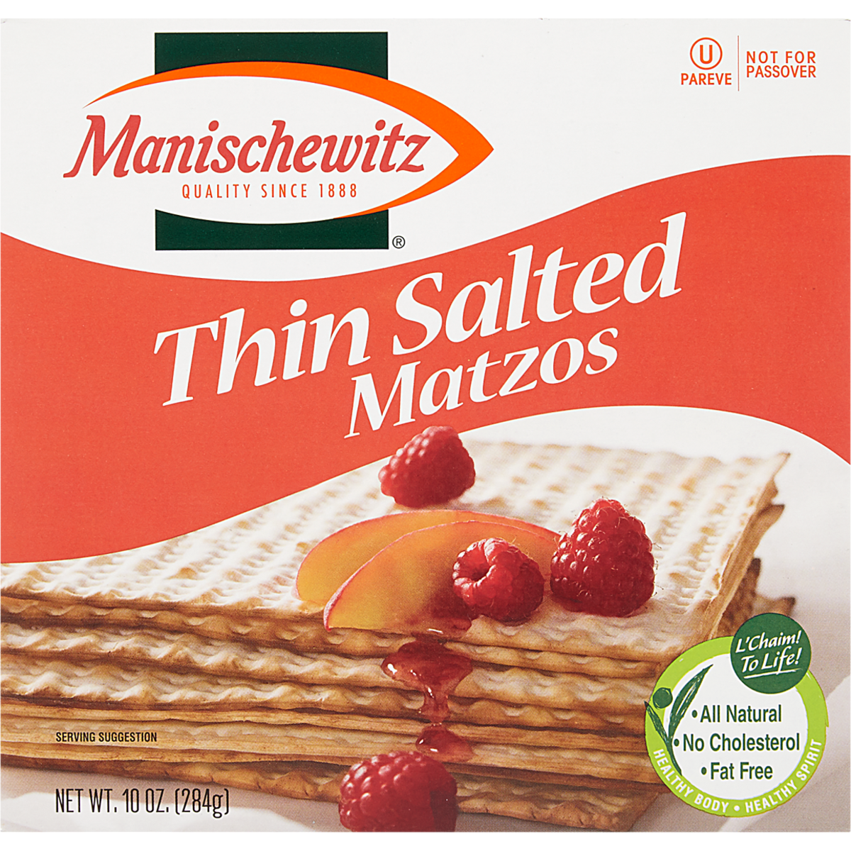 Manischewitz Matzo salé mince 284 g, 2,46 $/100g