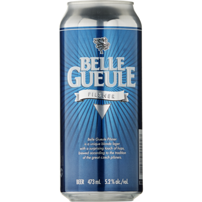 Belle Gueule Pilsner (ID required at pick-up) 473 ml, $0.63/100ml