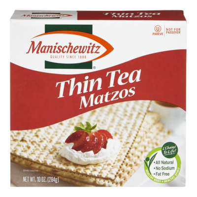Manischewitz Kosher Matzo, Thin Tea 284 g, $2.64/100g