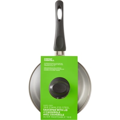Everyday Essentials 3qt Saucepan with Lid 1 ea, $22.00/1ea