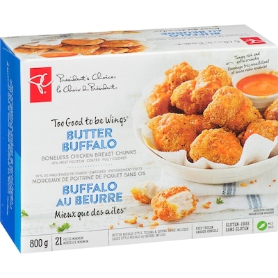 Too Good To Be Wings Boneless Chicken Breast Chunks, Butter Buffalo