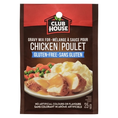 Club House Mélange Á Sauce Pour Poulet, Moins De Sel 25 g, 9,16 $/100g