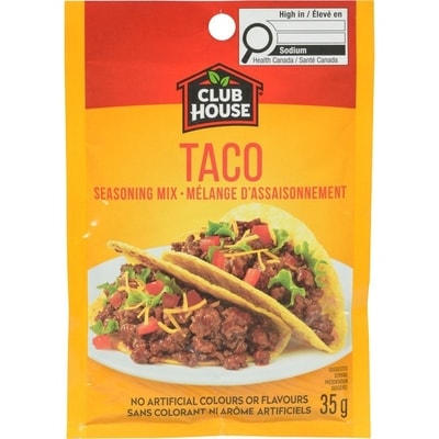 Club House Taco Seasoning Mix 35 g, $2.86/100g