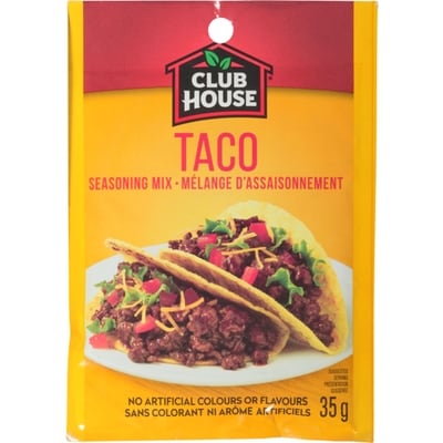 Club House Taco Seasoning Mix 35 g, $7.11/100g