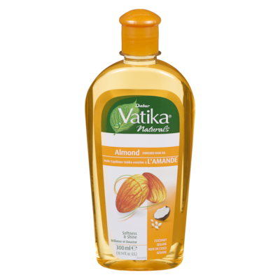 Dabur Vatika Almond Hair Oil 300 ml, $3.00/100ml