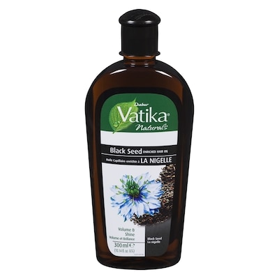 Dabur Vatika Black Seed Hair Oil 300 ml, $3.00/100ml