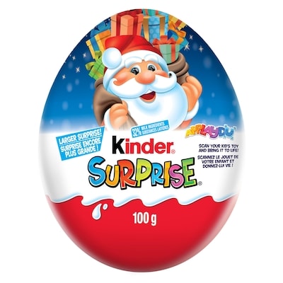 Kinder SURPRISE Milk Chocolate Egg with Toy, Classic Edition, Christmas Gift with Surprise 100 g, $7.99/100g