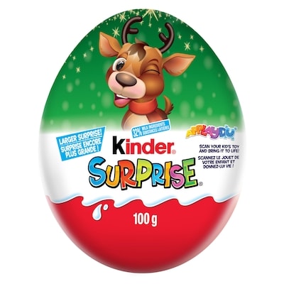 SURPRISE Milk Chocolate Egg with Toy, Classic Edition, Christmas Gift with Surprise