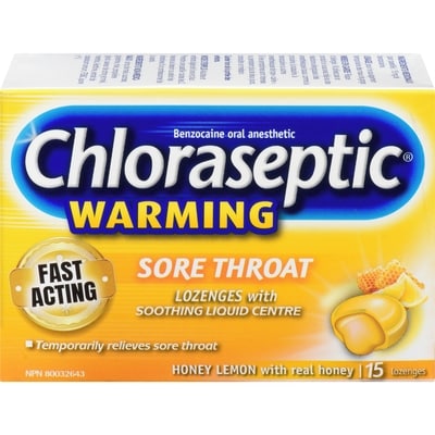 Chloraseptic Warming Sore Throat 15 ea, $0.36/1ea