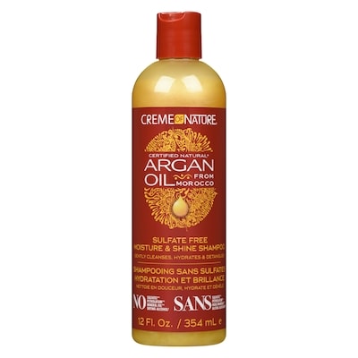 Argeta Shampoing hydratation et brilliance à l’huile d’argan Creme Of Nature 354 ml, $0.03/1ea