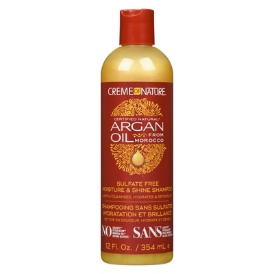 Argeta Shampoing hydratation et brillance à l’huile d’argan Creme Of Nature 354 ml, 0,04 $/1ch