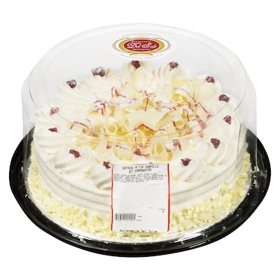 null Del Sole Patisserie Gateau a la Vanille et Framboise 1.6 kg, $1.88/100g