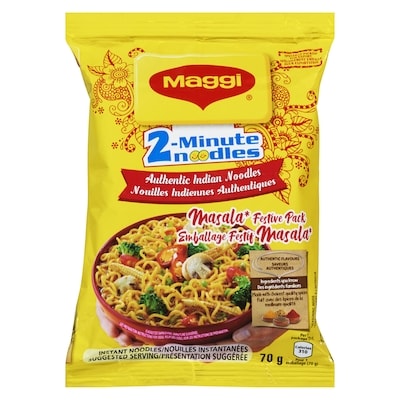 Maggi Noodles, Masala 70 g, $0.56/100g