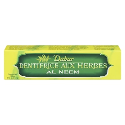 Dabur Dentifrice aux feuilles de neem 100 ml, 2,99 $/100ml