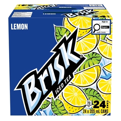 Brisk Brisk Lemon Iced Tea Cube (Case) 24x355.0 ml, $0.19/100ml