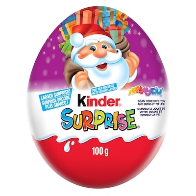 SURPRISE Milk Chocolate Egg with Toy, Pink Edition, Christmas Gift with Surprise