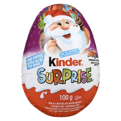 Kinder Œuf classique maxi rose avec jouet surprise, œuf en chocolat géant avec jouet pour enfants, 150 g 100 g, 7,99 $/100g