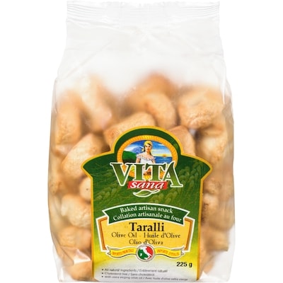 Vita Sana Baked Artisan Snack Taralli Olive Oil 225 g, $1.33/100g
