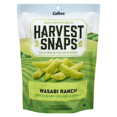 Harvest Snaps Snapea Crisps ranch wasabi 93 g, 4,08 $/100g