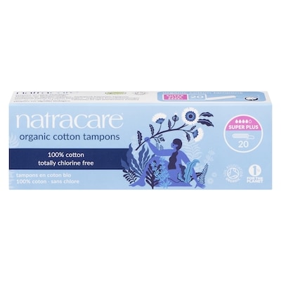 Natracare Tampons Super Plus 12 ea, 0,83 $/1ch
