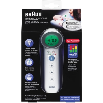 Braun No Touch Forehead Thermometer 1 ea, $90.99/1ea