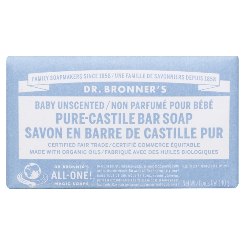 Pure-Castile Bar Soap Baby Unscented