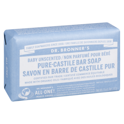 Pure-Castile Bar Soap Baby Unscented