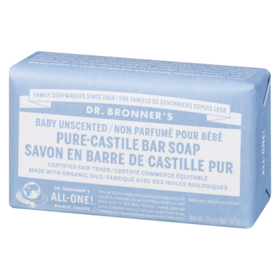 Pure-Castile Bar Soap Baby Unscented