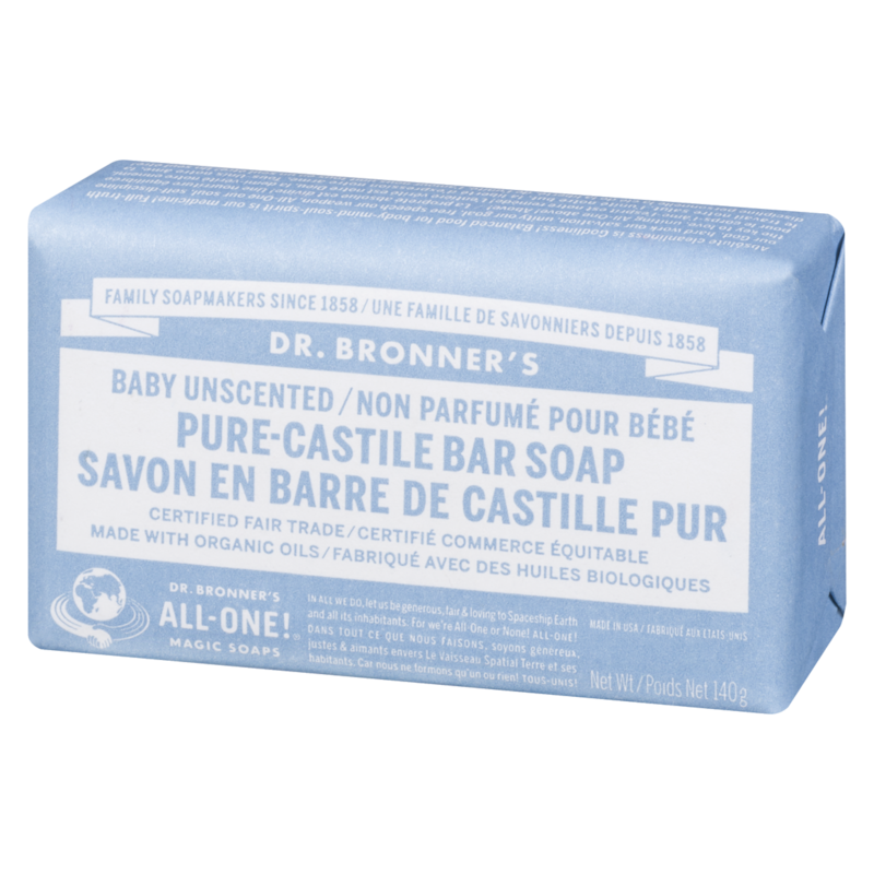 Pure-Castile Bar Soap Baby Unscented