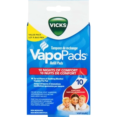 Vicks Vapopads 10 ea, $2.25/1ea