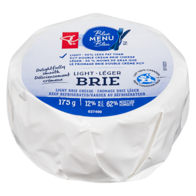 PC Blue Menu Cheese, Brie Light 175 g, $5.14/100g