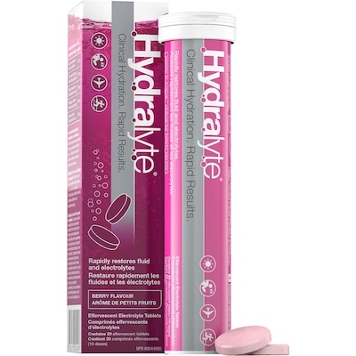 Hydralyte Electrolyte Tablets, Apple Blackcurrant 20 ea, $0.79/1ea