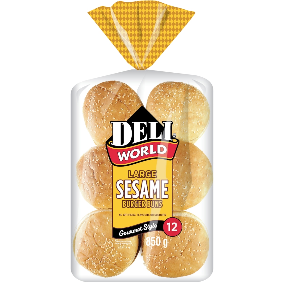 Deli World Sesame Hamburger Bun