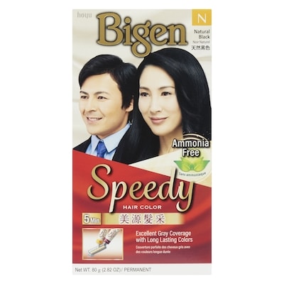 Hair Colour, Natural Black