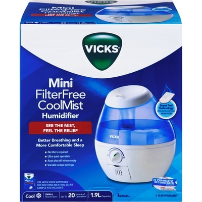 Vicks Mini Filter Free Cool Mist Humidifier 1 ea, $56.99/1ea