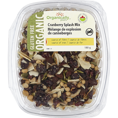 Organically Yours Cranberry Splash 180 g, $3.33/100g
