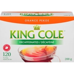 King Cole Orange Pekoe Tea, Decaffeinated 120 ea, $0.12/1ea