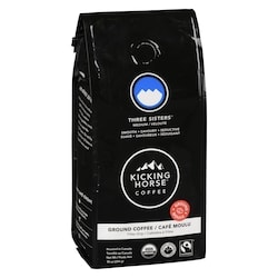 Kicking Horse Organic Fairtrade Medium Roast Ground Coffee, Three