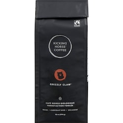 Kicking Horse Café Moulu Biologique Équitable Torréfaction Foncée, Grizzly Claw 284 g, 4,58 $/100g