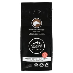 Kicking Horse Organic Fairtrade Dark Roast Ground Coffee, 454 Horse Power 284 g, $5.98/100g