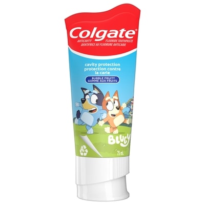 Colgate Dentifrice Au Fluorure Anticarie Pour Fillettes Gomme Aux Fruits 75 ml, 2,67 $/100ml