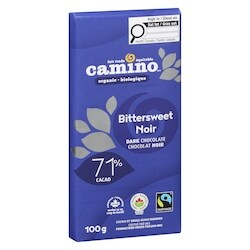 Camino Organic Bittersweet Chocolate Bar - 100 g | Dominion Stores