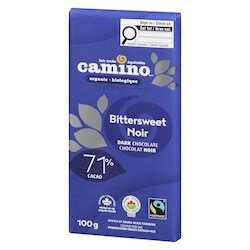 Camino Organic Bittersweet Chocolate Bar - 100 g | Dominion Stores