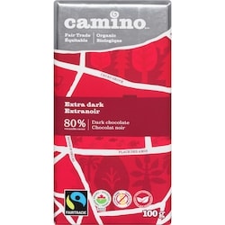 Camino Organic Dark Chocolate Bar, Panama Extra Dark 80% 100 g, $6.00/100g