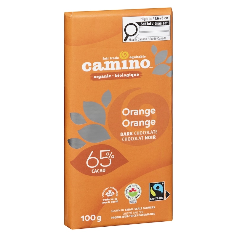 Organic Dark Chocolate, Orange