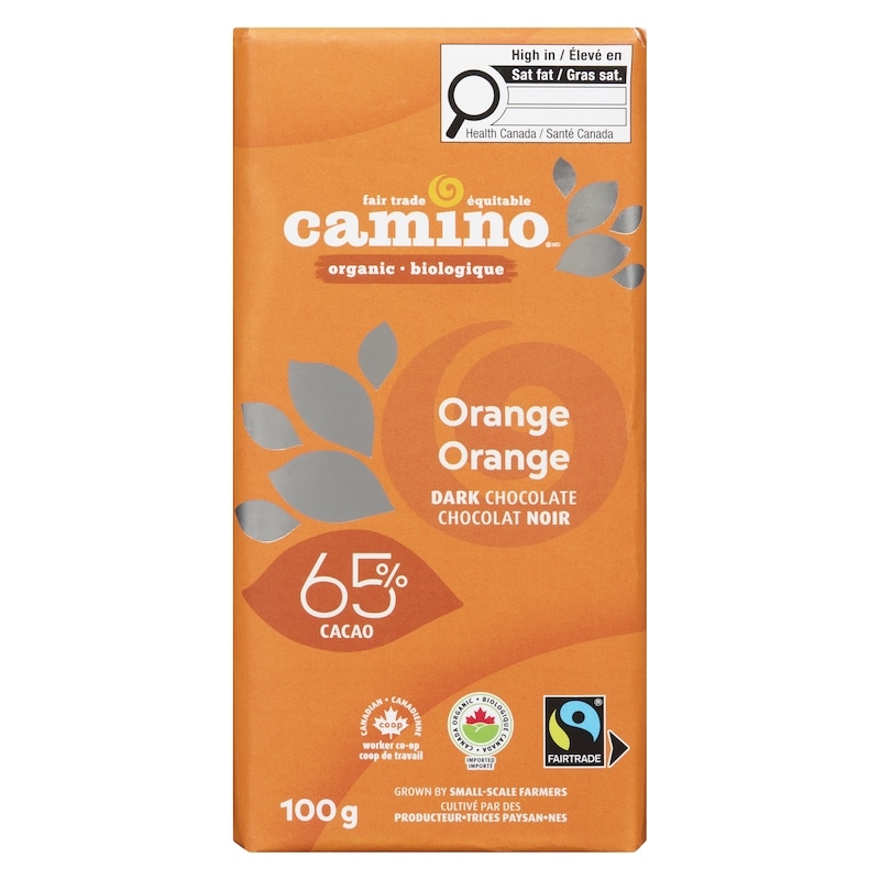 Organic Dark Chocolate, Orange