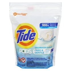 Tide Free & Gentle, Liquid Laundry Detergent Pods, 31 Count 31 ea, $0.35/1ea